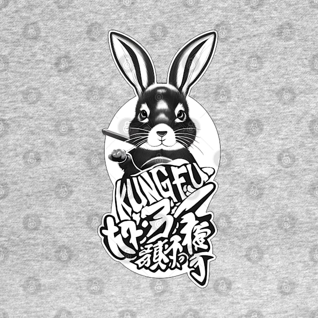 Easter Bunny Kung Fu Martial Arts by 8 Fists of Tees